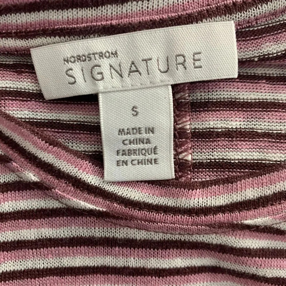 Nordstrom Signature Francesca 100% Linen T Shirt - Picture 8 of 9